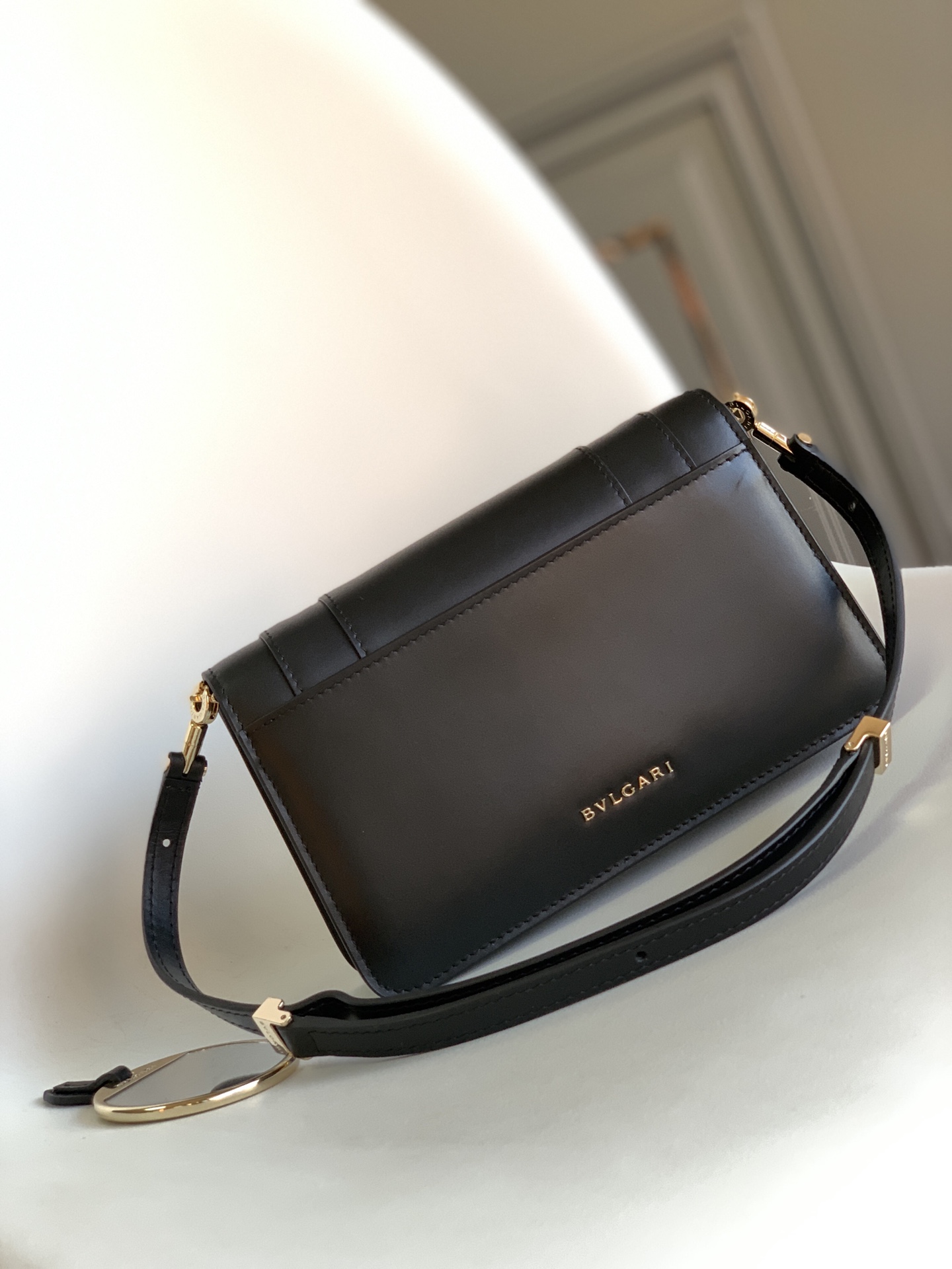 Bvlgari Serpenti Forever East-west Shoulder Bag Black